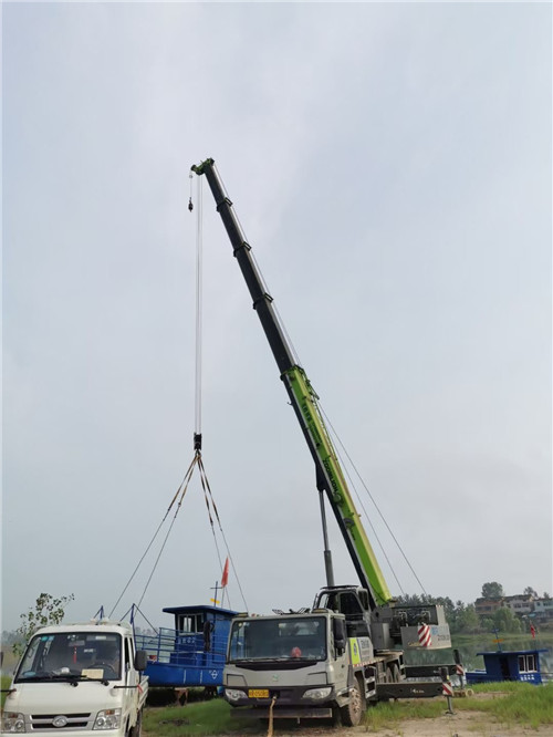 苍南县桥梁建设吊装案例